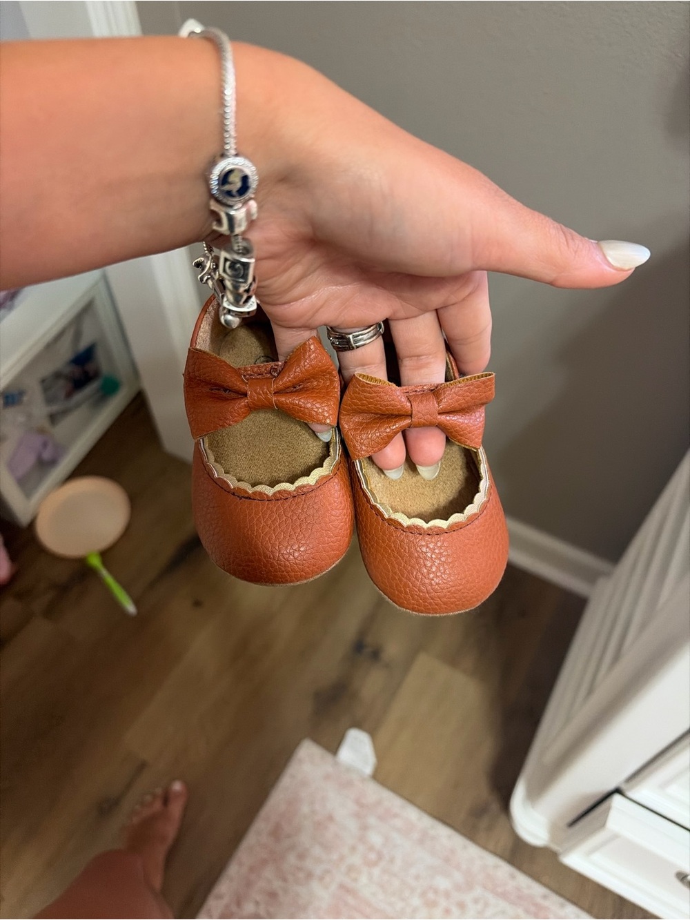 Infant Mary Jane soft bottom shoes